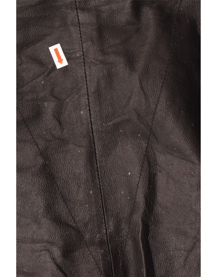 Giacca in pelle da uomo ESCO IT 52 XL in pelle nera