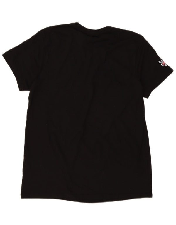 NFL T-shirt graphique pour homme en coton noir moyen