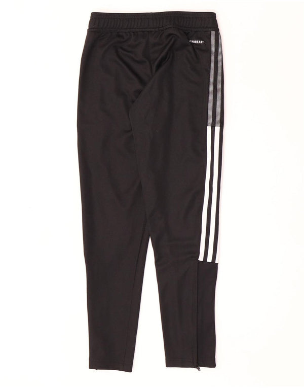 Adidas Boys Aeroready Tracksuit Trousers 9-10 Years Black Polyester