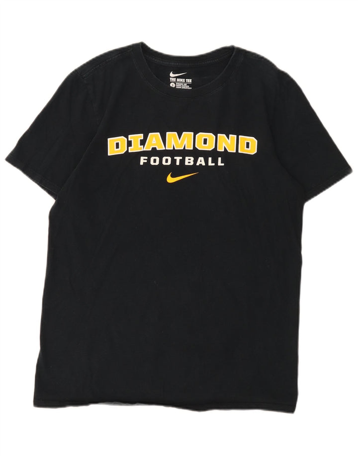 Nike Mens Diamond Graphic T-Shirt Top Small Black