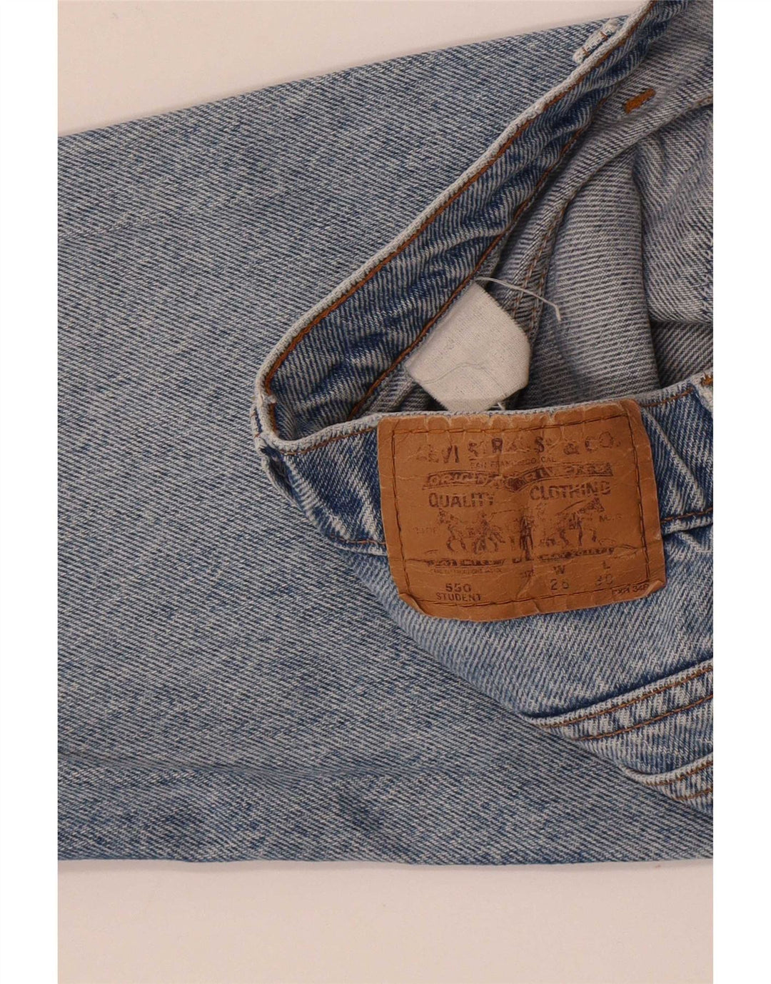 Levi's Womens 550 Tapered Jeans W26 L26 Blue