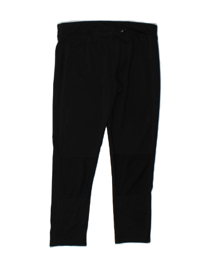 NIKE Womens Dri Fit Crop Leggings UK 10 Small  Black Polyester Vintage Nike and Second-Hand Nike from Messina Hembry 