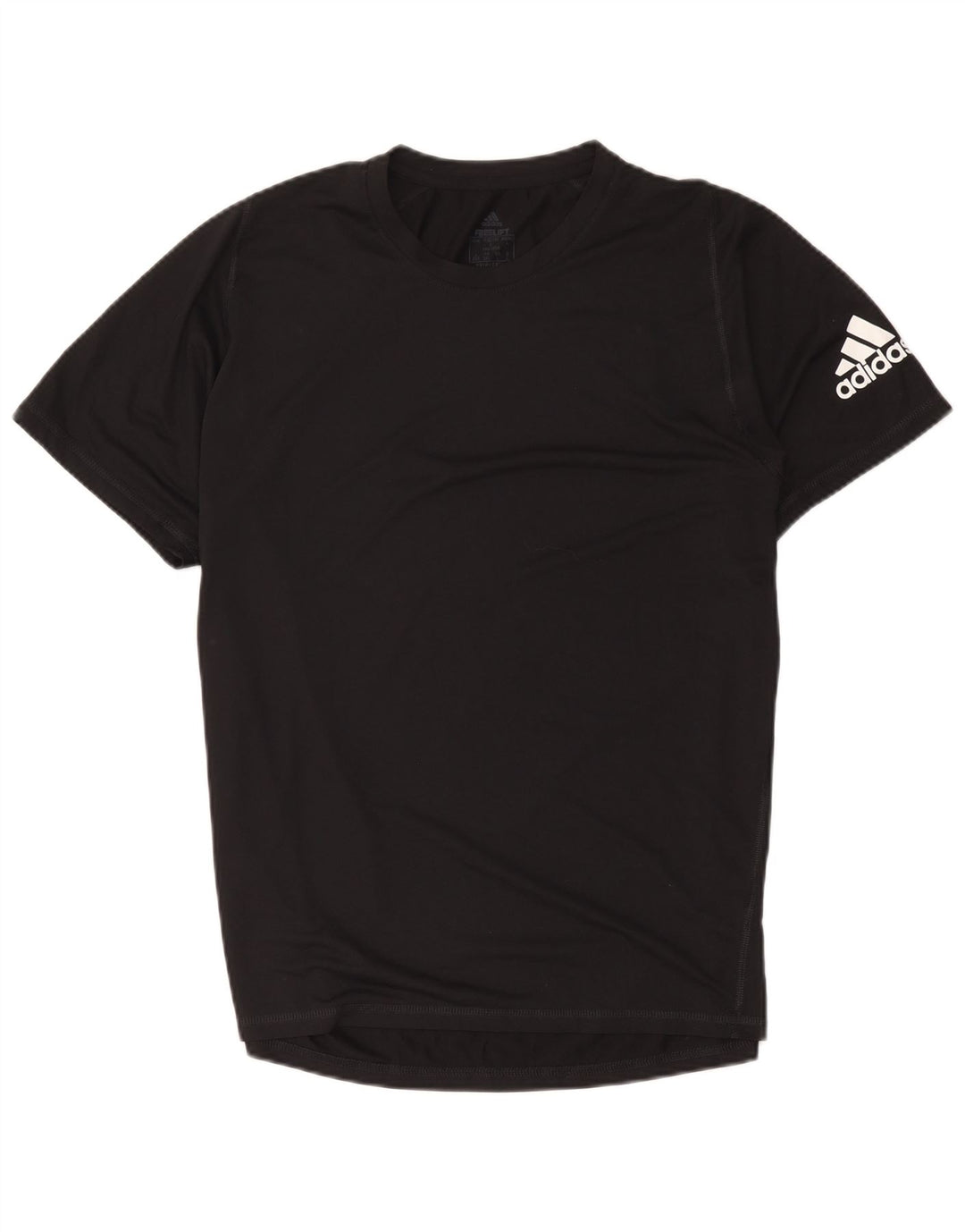 Adidas Mens Graphic T-Shirt Top Large Black Polyester