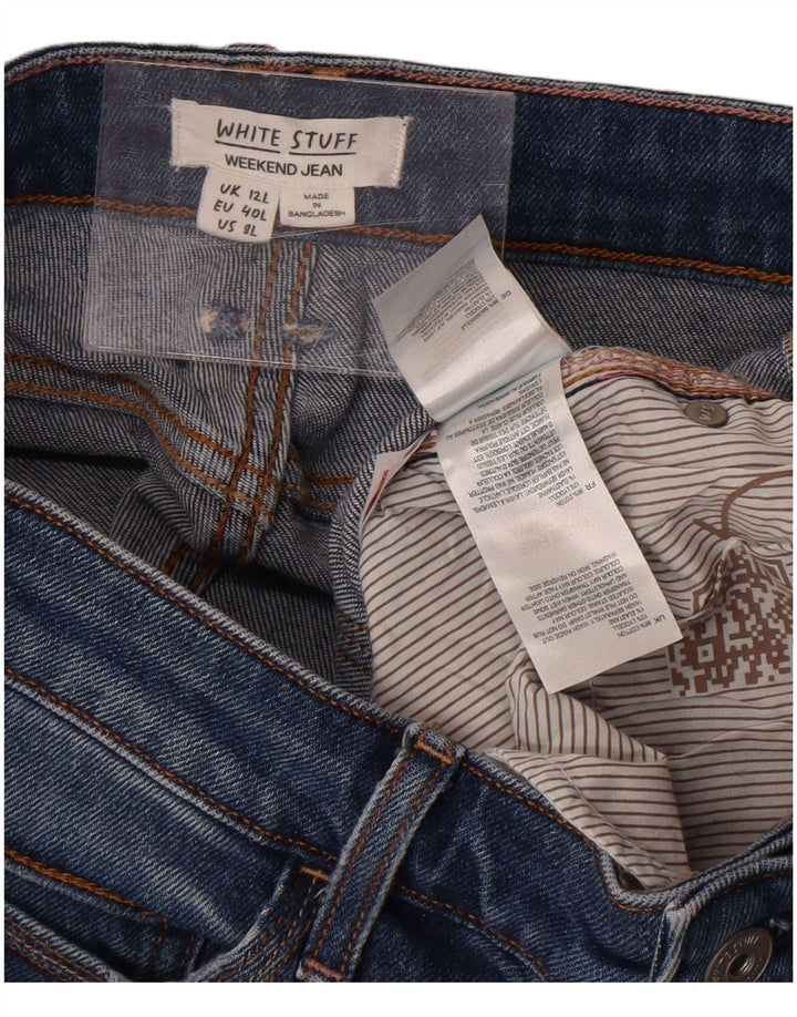 White Stuff Womens Weekend Slim Jeans UK 12 Medium W32 L31 Blue Cotton