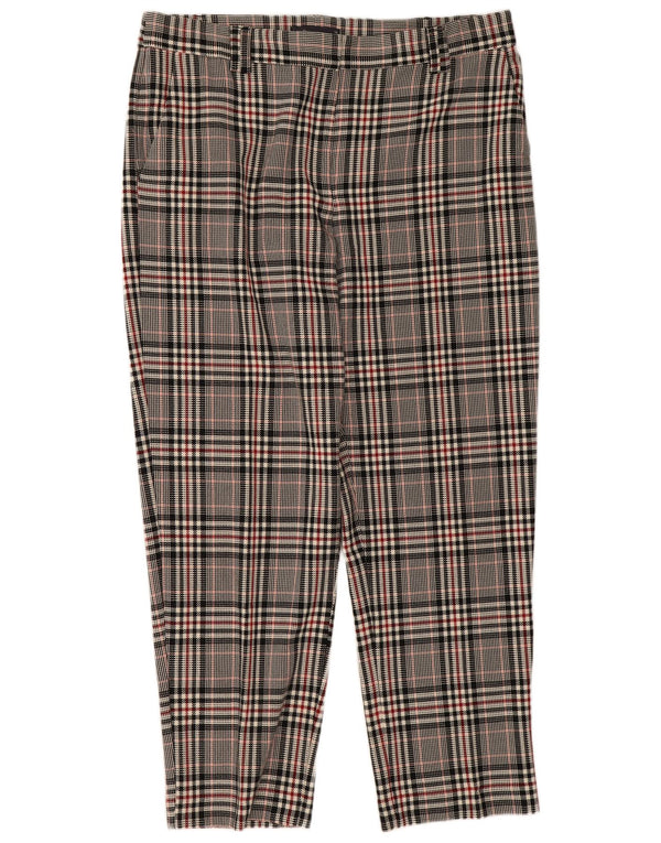 Pantaloni da abito da donna Marks & Spencer UK 14 Large W34 L26 Multicolore