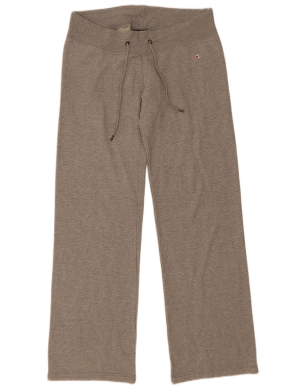 Champion Womens Tracksuit Trousers UK 10 Small Grey Flecked Cotton