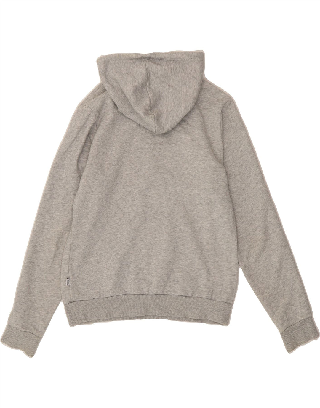 PUMA Womens Graphic Hoodie Jumper UK 12 Medium  Grey Polyester Vintage Puma and Second-Hand Puma from Messina Hembry 