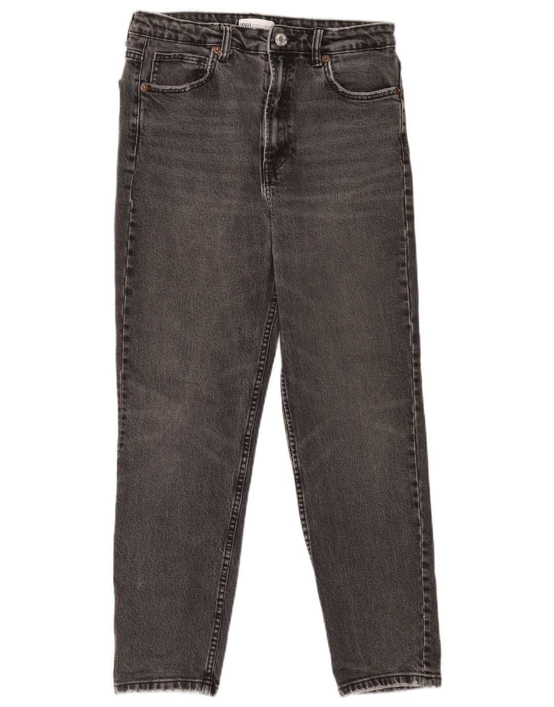 Zara Womens Tapered Jeans EU 40 Medium W30 L26 Grey