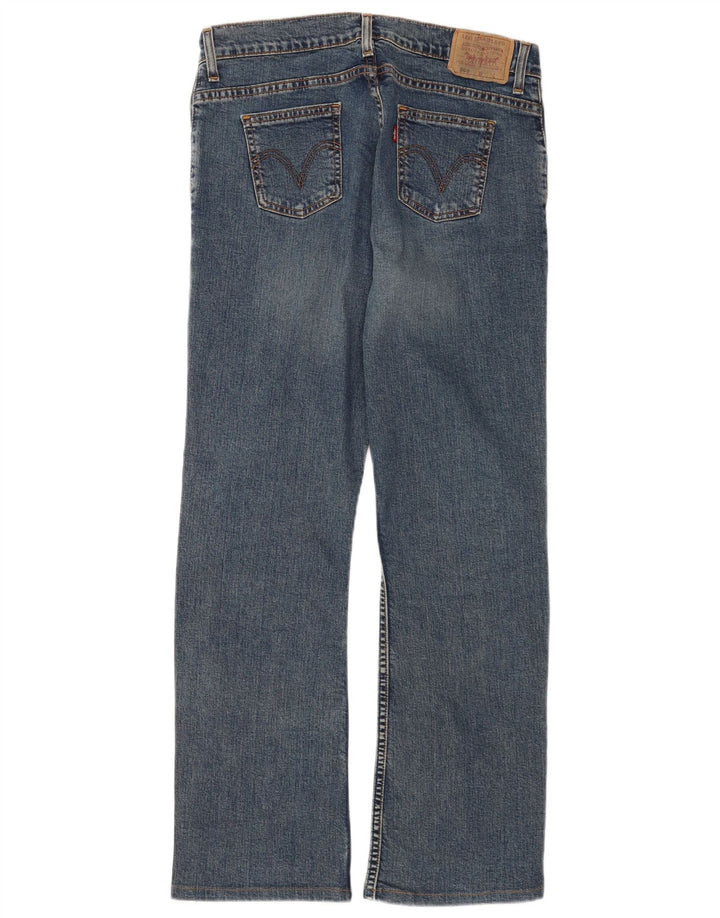 Levi's Womens 560 Straight Jeans W30 L29 Blue Cotton