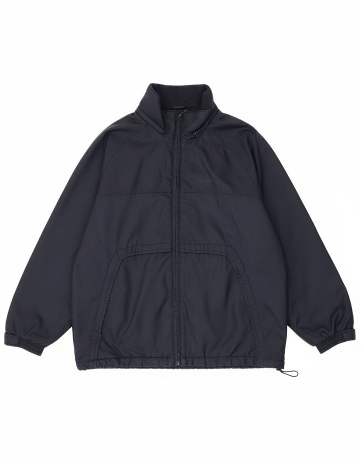 CHAMPION Boys Windbreaker Jacket 13-14 Years Navy Blue Polyamide Vintage Champion and Second-Hand Champion from Messina Hembry 