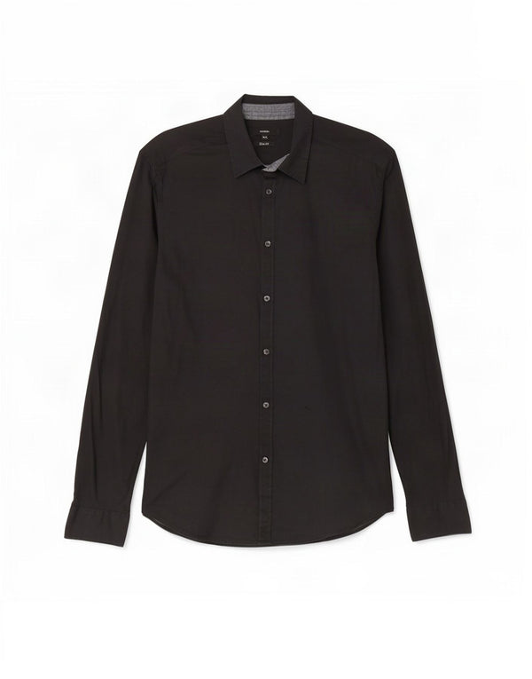 Diesel férfi Slim Fit ing XL fekete pamut