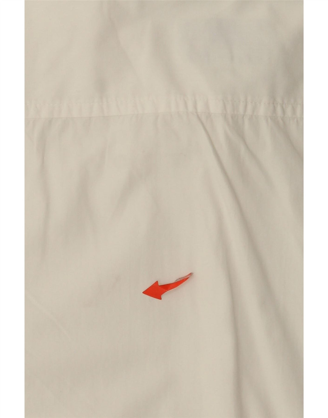 Stefanel Mens Short Sleeve Shirt Medium Off White Cotton