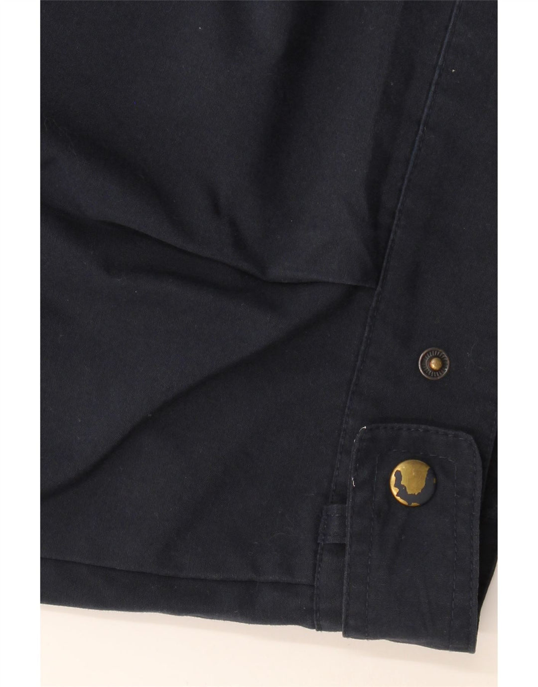 EUROPEAN PROJECT Mens Bomber Jacket UK 36 Small Navy Blue Polyester