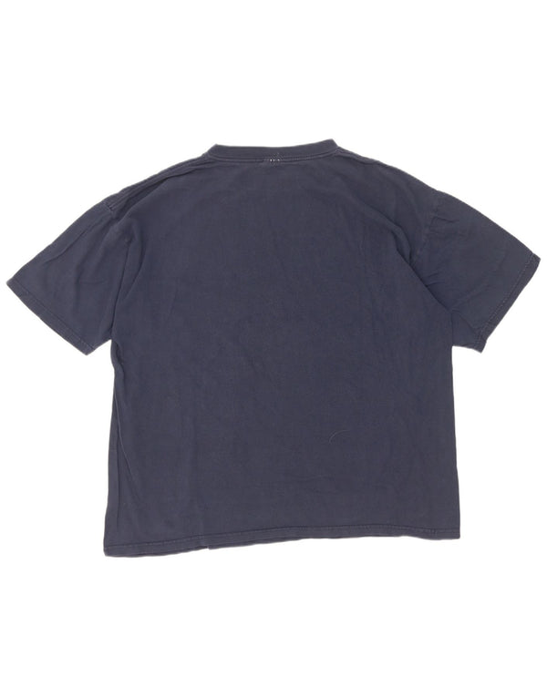 Champion Mens Penn Graphic T-Shirt Top XL Navy Blue Cotton