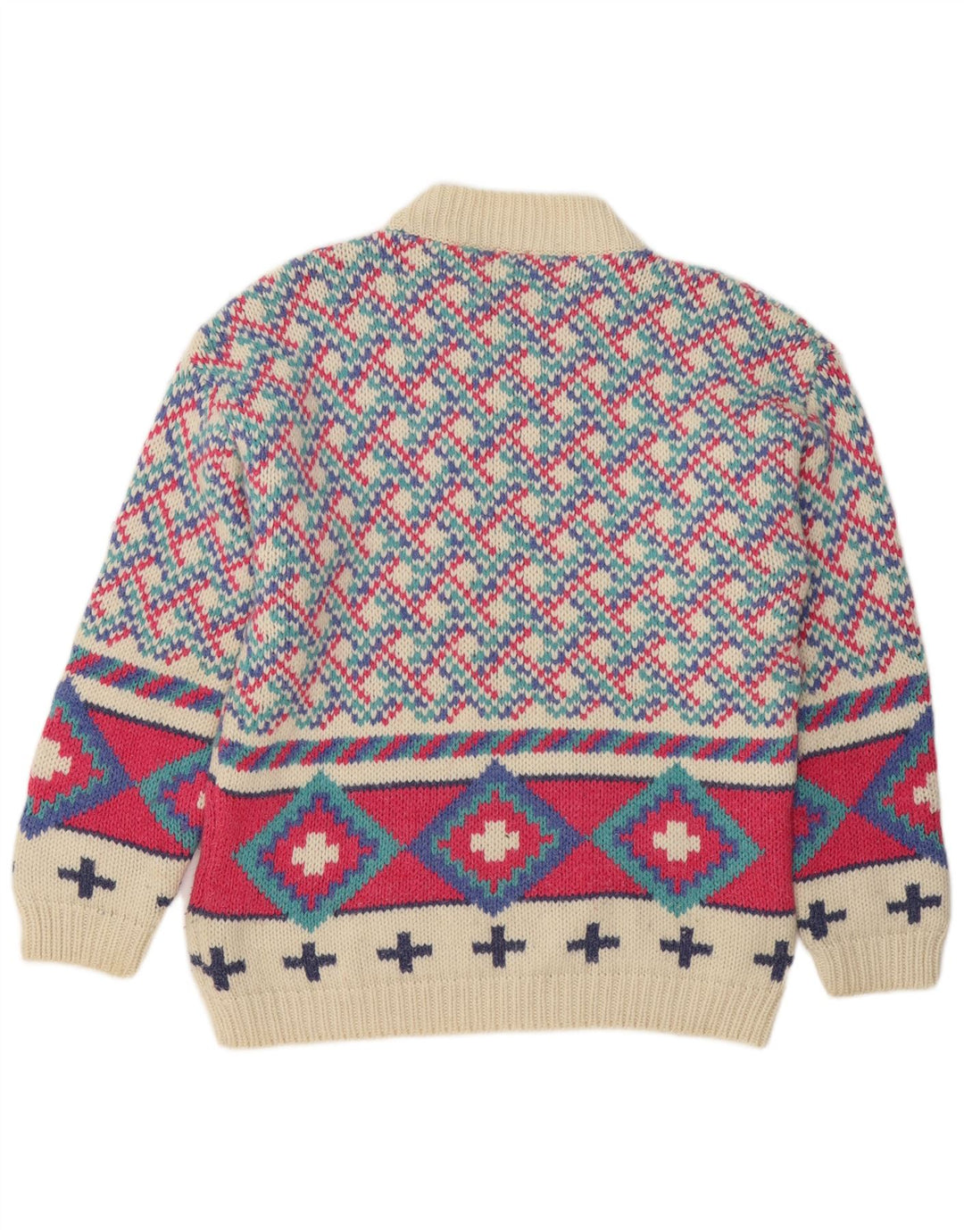 Mauna Kea Herre Crew Neck Jumper Sweater Medium Flerfarvet Geometrisk