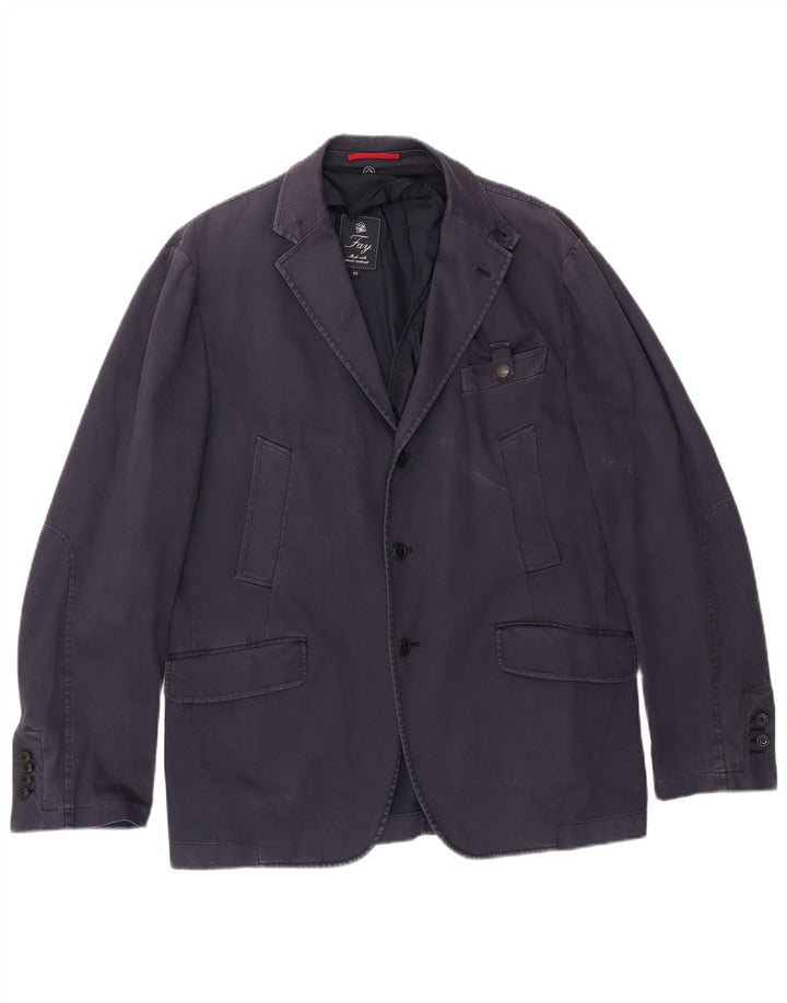 Fay Veste Blazer 3 Boutons Homme IT 52 XL Bleu Marine