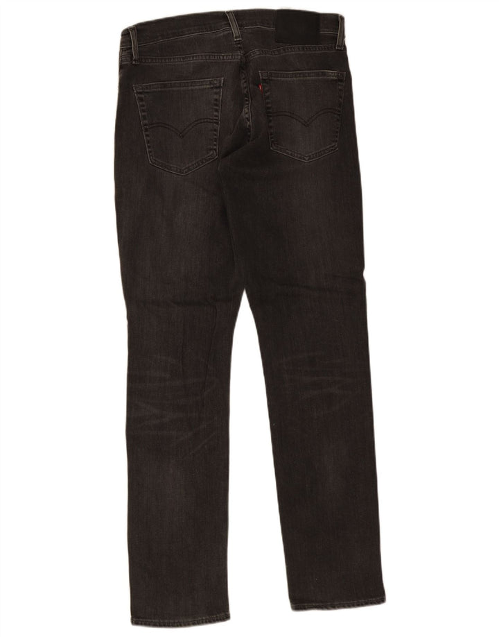 Levi's Mens 511 Slim Jeans W32 L32 Black Cotton