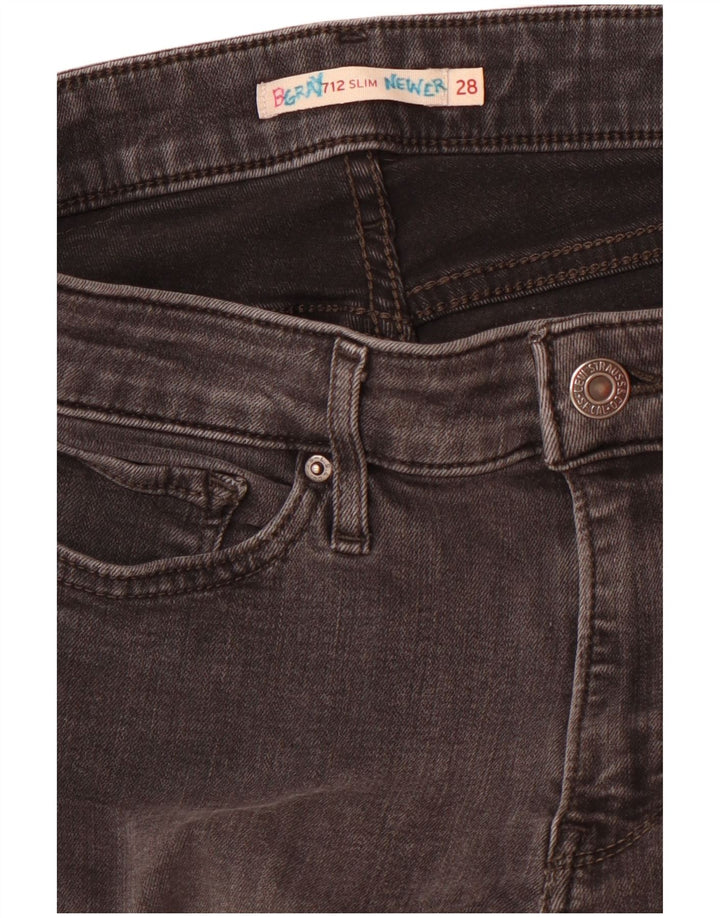 Jeans Levi's 712 Slim da donna W28 L30 Grigi