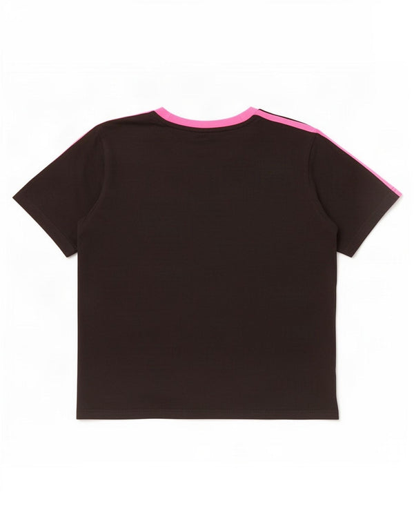 Maglietta Adidas Bambina Top 9-10 Anni Nera in Cotone