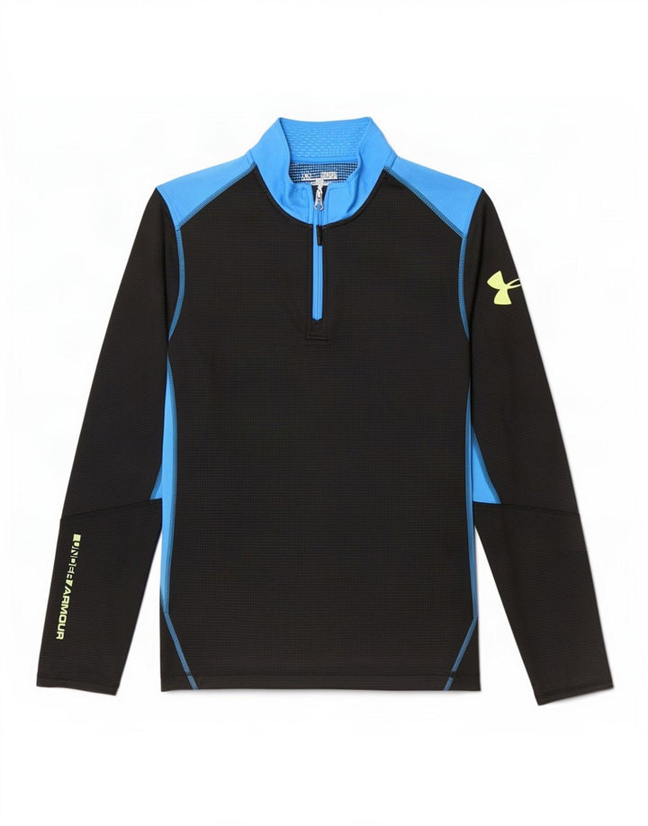Under Armour Herren Cold Gear Graphic Pullover Trainingsanzug Top Medium Schwarz