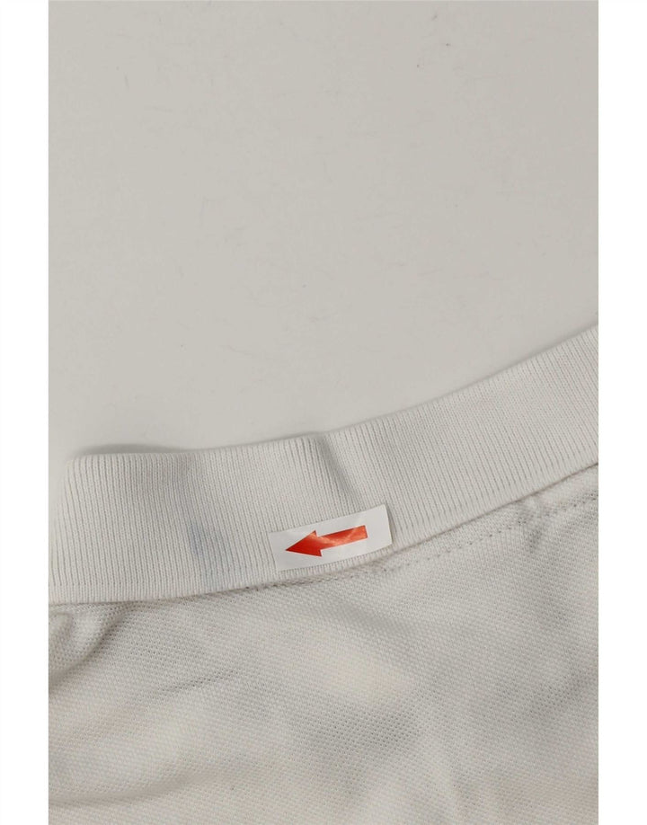 Nike Mens Polo Shirt Medium White Cotton