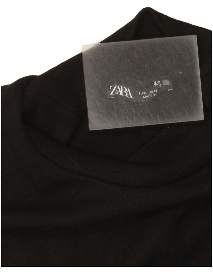 Zara Damen Maxikleid UK 14 Large Schwarz