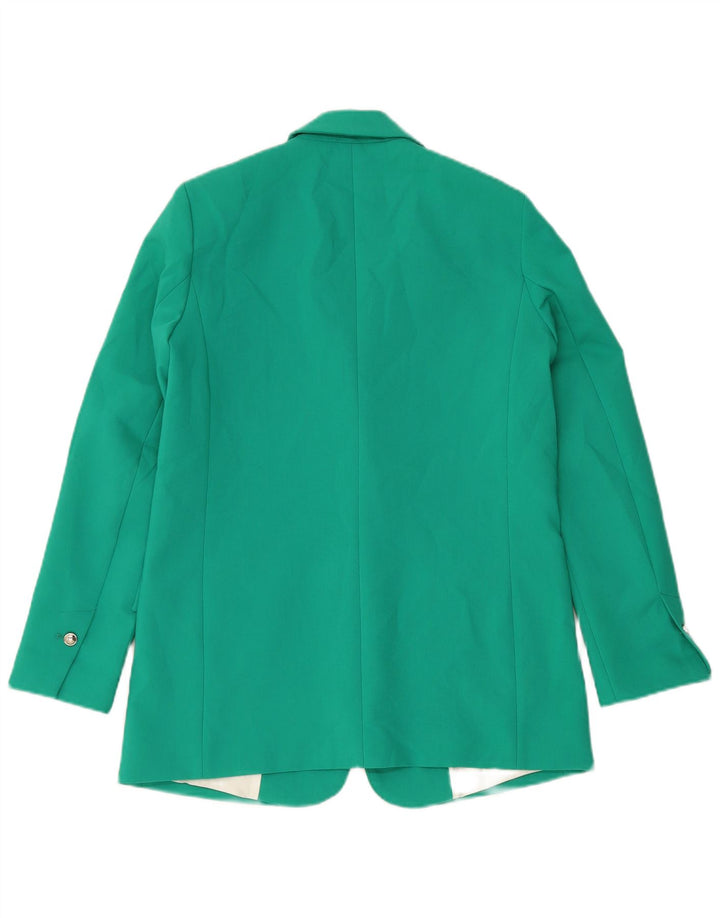 Zara Womens 1 Button Blazer Jacket UK 10 Small Green