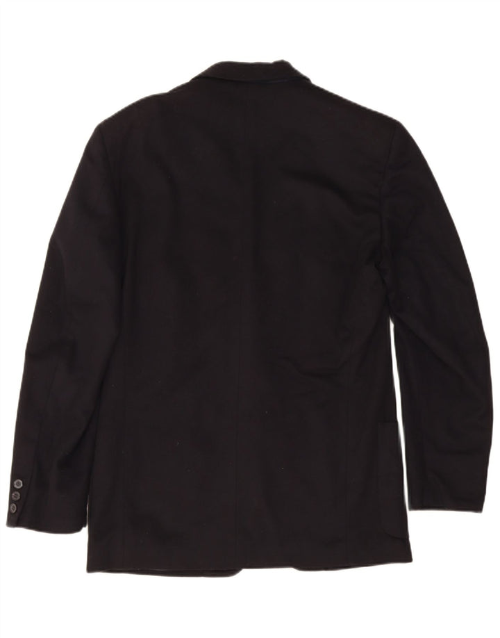 Giacca Blazer da Uomo a 2 Bottoni Trussardi Jeans IT 46 Small Nera