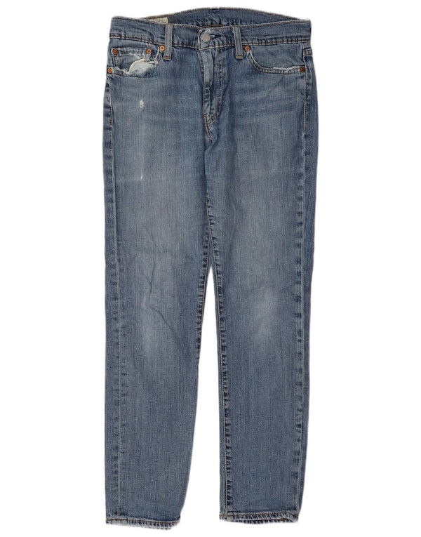 Levi's Womens 511 Tapered Slim Jeans W30 L30 Blue Cotton