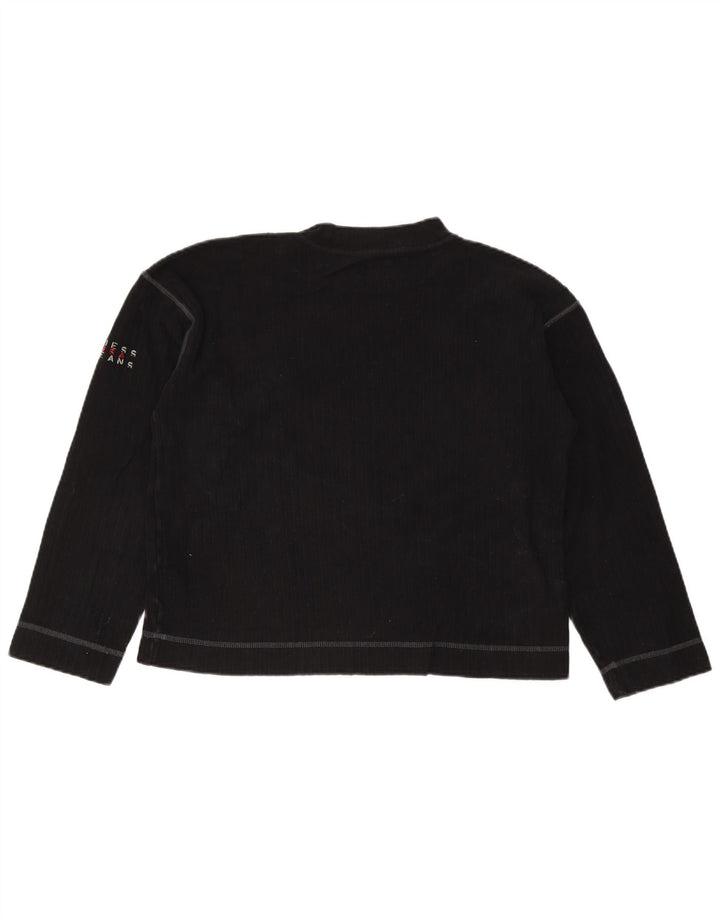 Guess Dametop Langærmet UK 14 Medium Sort Bomuld