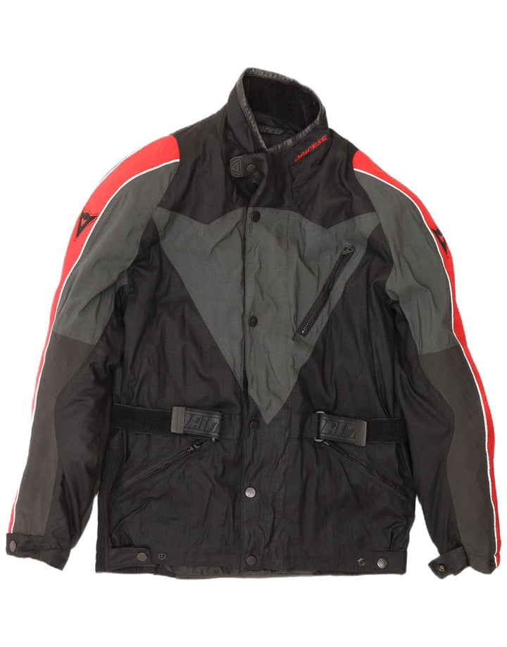 Jachetă motociclist pentru bărbați DAINESE Mărimea 48 Medium Black Colorblock