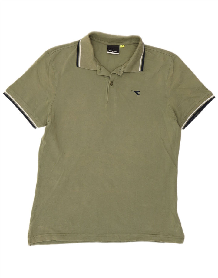 Diadora herre poloshirt lille kaki