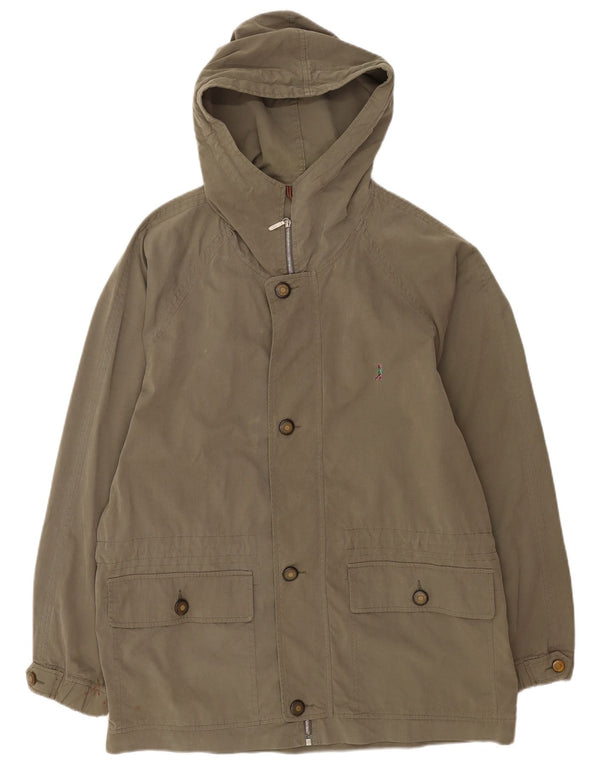 Parka da uomo con cappuccio Belfe IT 52 XL cotone kaki