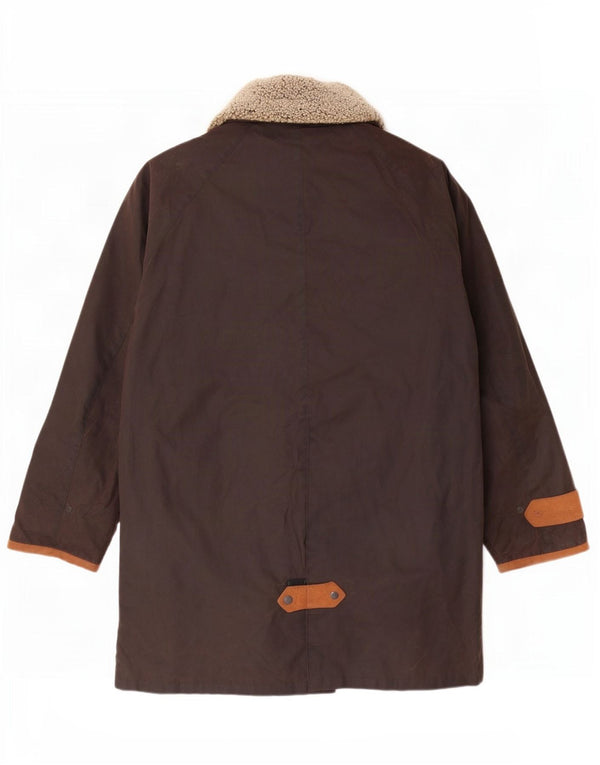 Toggi Damenjacke aus gewachster Baumwolle, UK 14, Mittelbraun