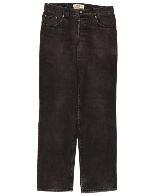 Мужские прямые джинсы Levi's W33 L34, черный хлопок