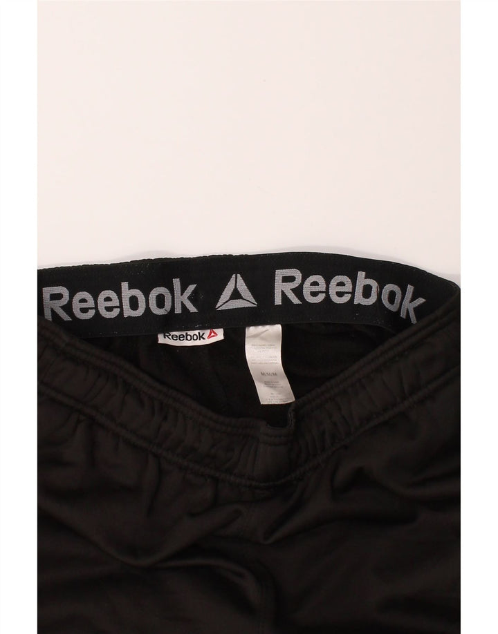 REEBOK Mens Tracksuit Trousers Medium  Black Polyester Vintage Reebok and Second-Hand Reebok from Messina Hembry 