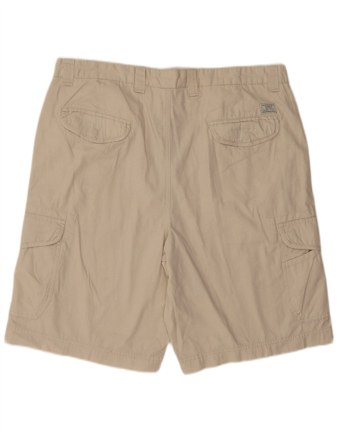 CHAPS Mens Cargo Shorts W38 XL  Beige Cotton