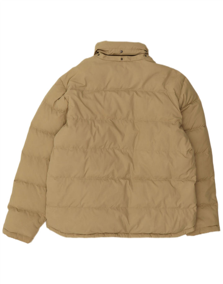 Fila Herren Wattierte Jacke UK 42 XL Beige Polyester