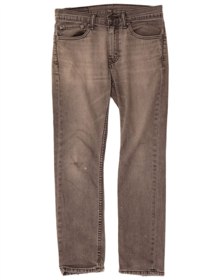 Męskie jeansy Levi's 511 Slim W31 L30 Szara bawełna