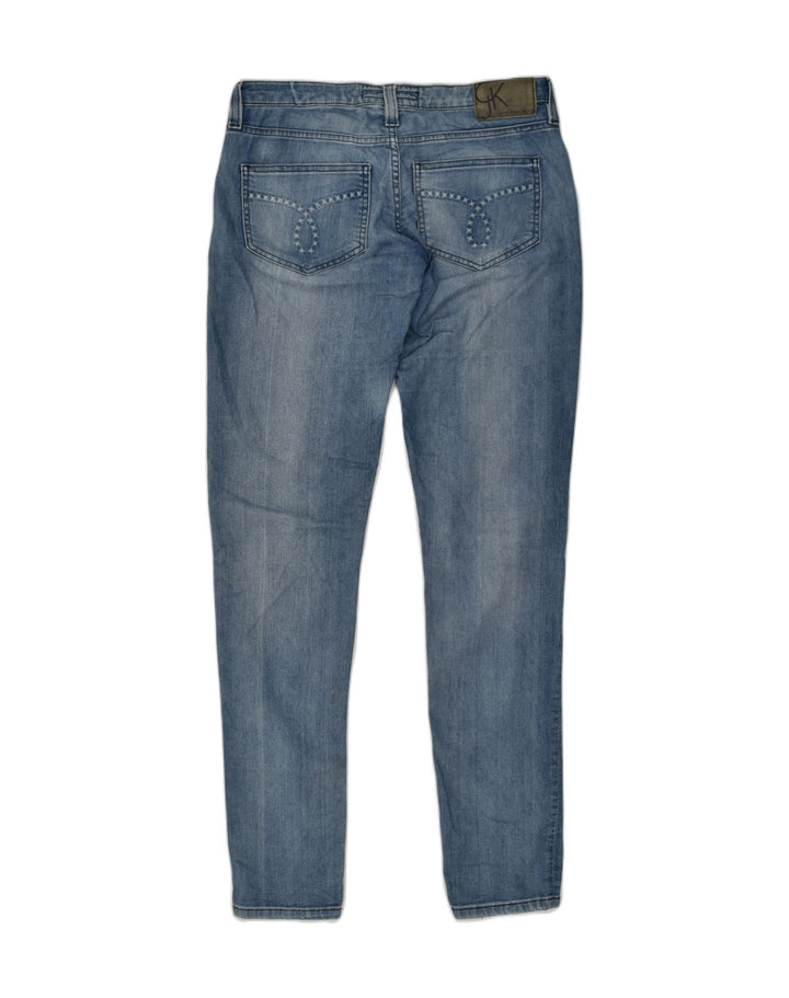 CALVIN KLEIN Womens Skinny Jeans W30 L34  Blue Cotton | Vintage Calvin Klein | Thrift | Second-Hand Calvin Klein | Used Clothing | Messina Hembry 