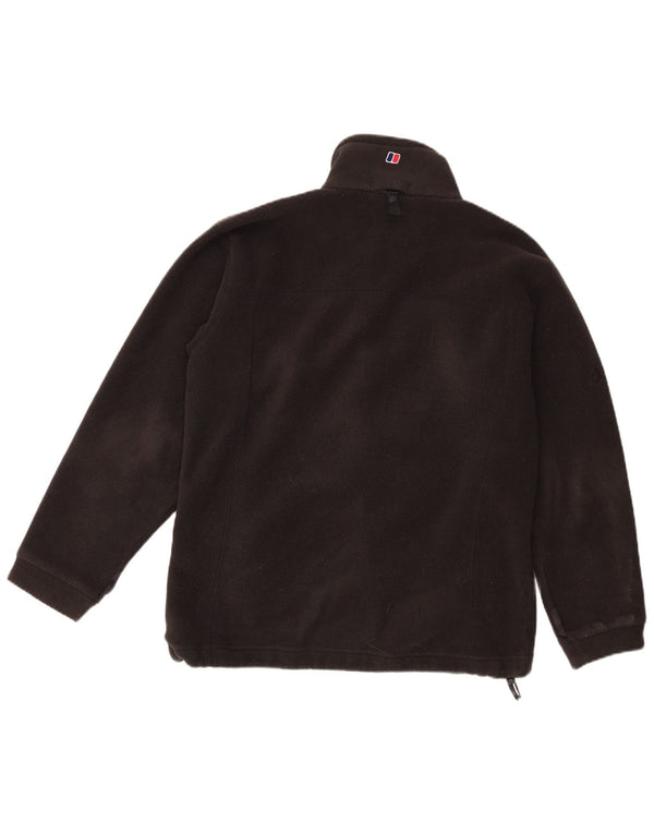 Berghaus Womens Liner Fleece Jacket UK 12 Medium Black Polyester