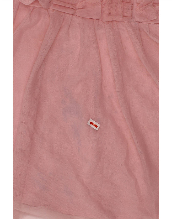TERRANOVA Girls Halter Dress 6-7 Years Pink Polyester