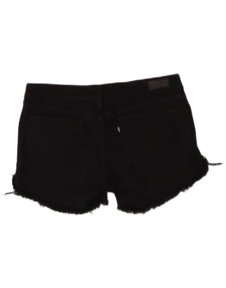 Levi's Damen Jeansshorts W31 Mittelschwarze Baumwolle