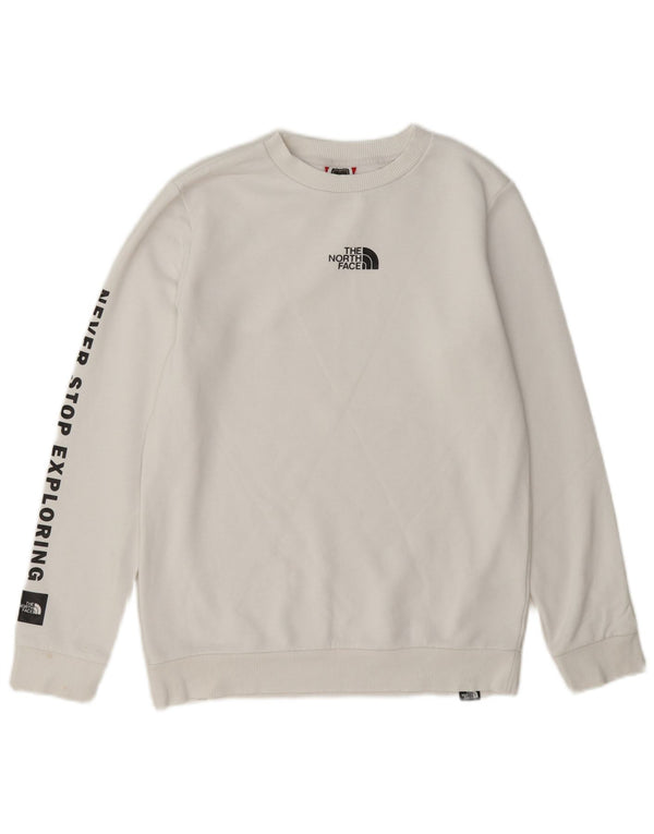 Felpa oversize con grafica da donna The North Face UK 6 XS bianca