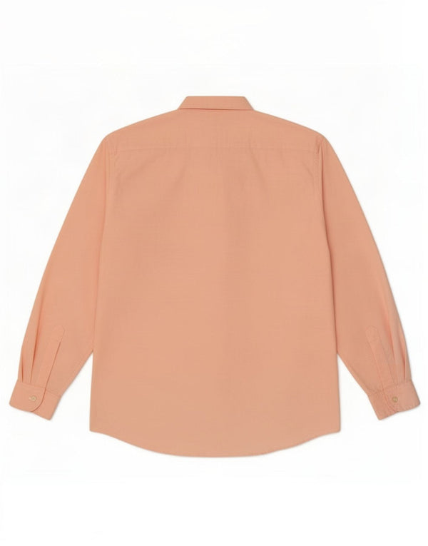 Camisa Rifle Hombre Small Naranja Algodón