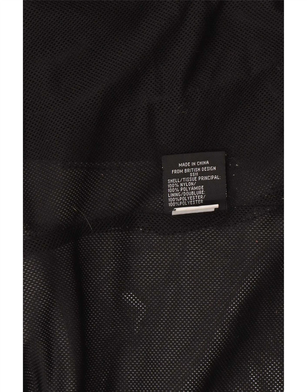 Superdry Veste coupe-vent coupe régulière pour femme UK 16 Large Noir Nylon