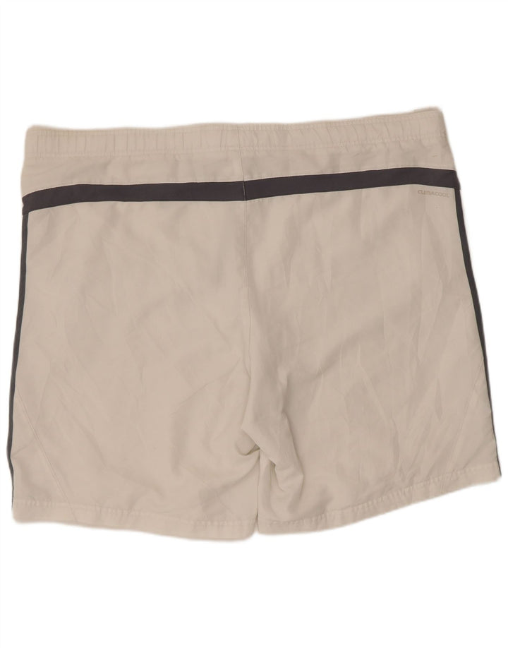 Pantaloncini sportivi Adidas Climacool da uomo 2XL poliestere bianco