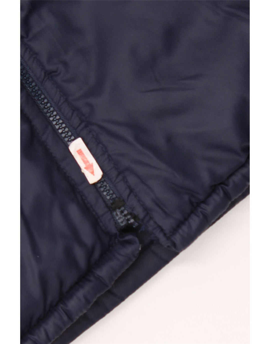 vintage Mens Réversible Veste Rembourrée UK 38 Medium Navy Blue Colourblock
