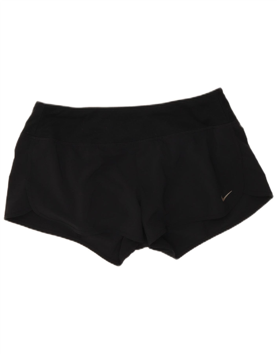 Nike Short de sport Dri Fit pour femme UK 14 Noir moyen Polyester