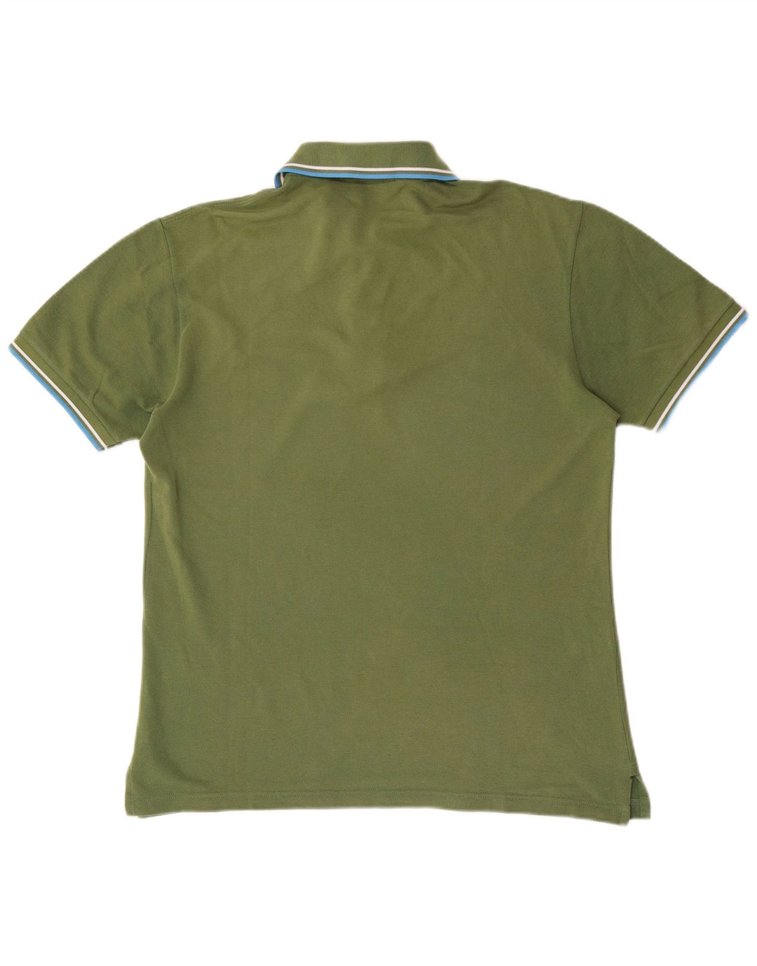 FRED PERRY Mens Polo Shirt Medium Green Cotton